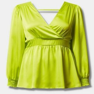 Torrid Neon cut out back top